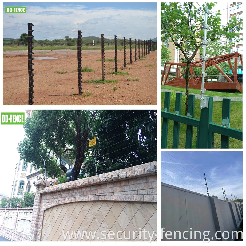 Solar Electric Fencing Energizer / Energiser Wire Security Alarm System Electric Fence for Farm Garden House Residential